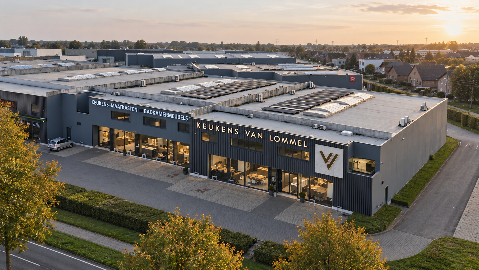 Gevel Toonzaal Westerlo Keukens Van Lommel